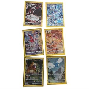 6 Pokemon Crown Zenith Chase Cards
